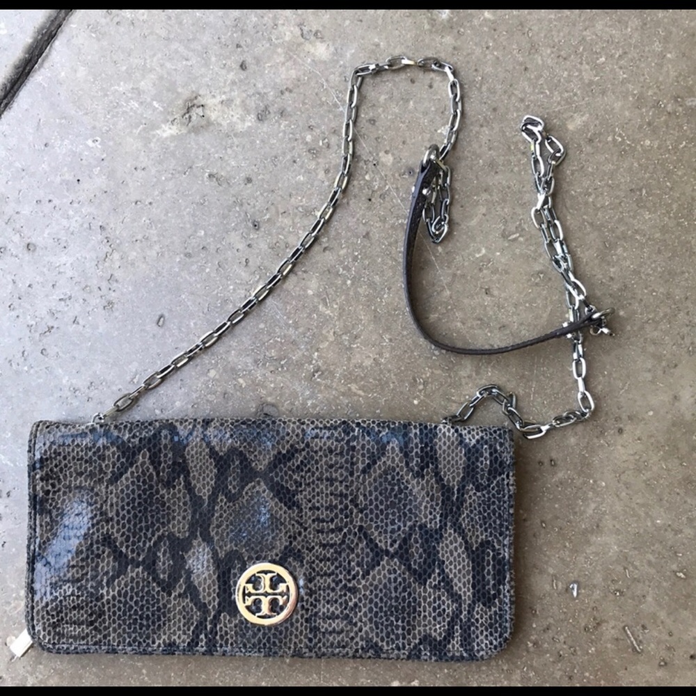 Tory Burch Python Clutch/ purse